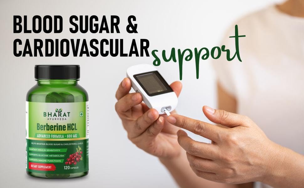 Berberine HCL 600mg (120 Capsules)