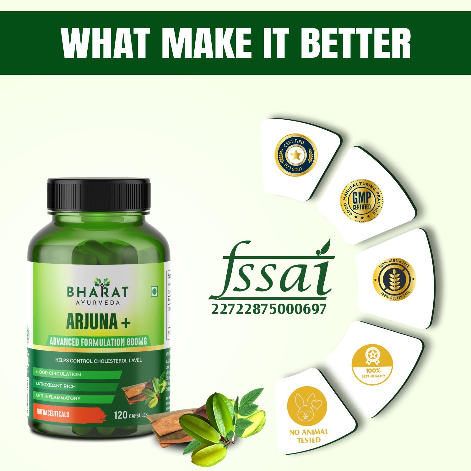 ARJUNA + 120 CAPSULE 800MG