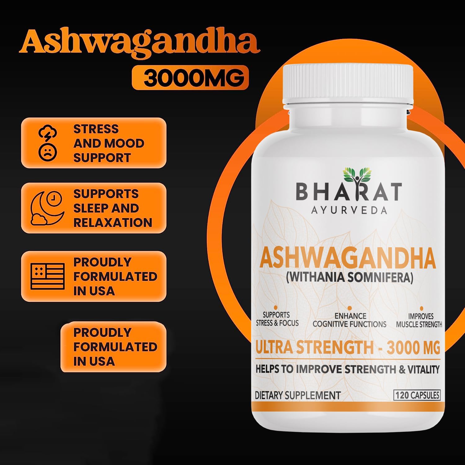 Ashwagandha Ultra Strength-3000mg