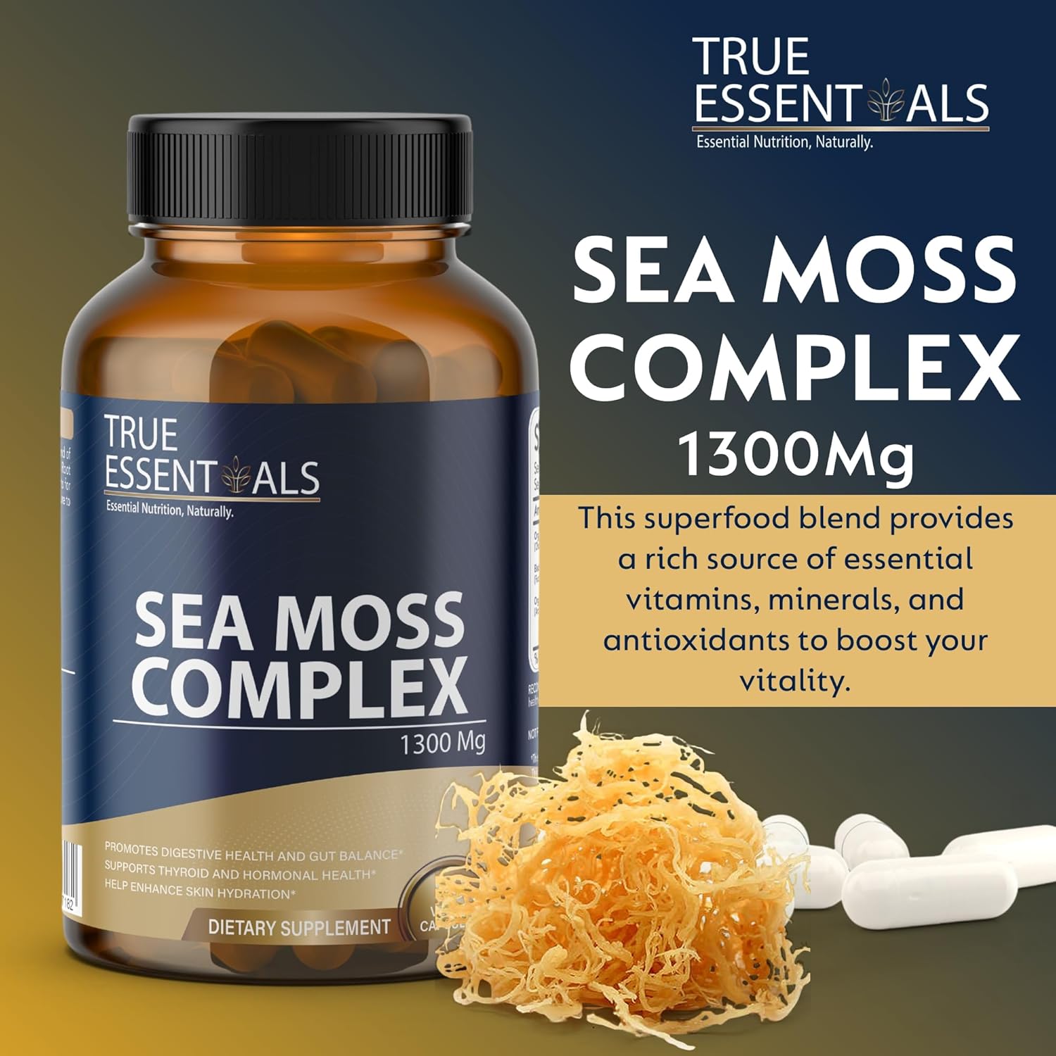 Sea Moss Capsules 1300mg